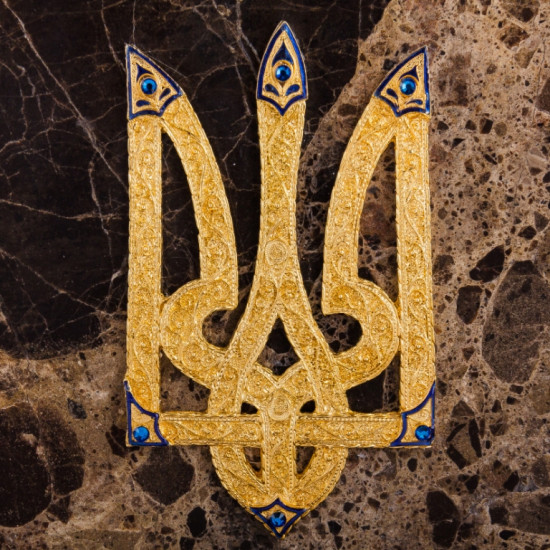 Настільний письмовий набір "Історична Україна" (мармур, метал, позолота, емалі, каміння)