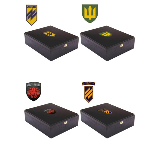 Подарункова дерев'яна коробка А4