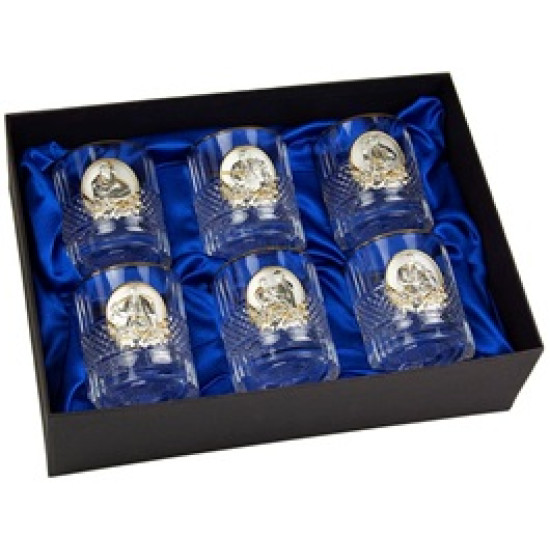 Набір "Козаки", 6 келихів BOSS CRYSTAL