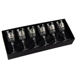 Набір "Сенатор", 6 келихів для вина BOSS CRYSTAL