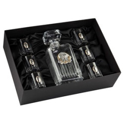 Набір горілчаний "Директорський" з чарками на 7 предметів BOSS CRYSTAL