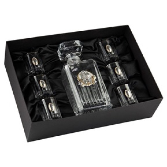 Набір горілчаний "Директорський" з чарками на 7 предметів BOSS CRYSTAL