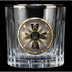 Набір "ГУР ЗСУ", 6 келихів BOSS CRYSTAL