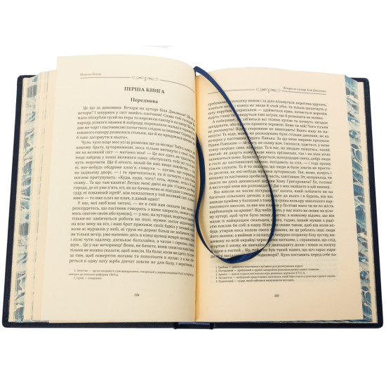 Подарункове видання  "Українські повісті" М. В. Гоголь з металевим посрібленим барельєфом письменника і позолоченою реплікою монети