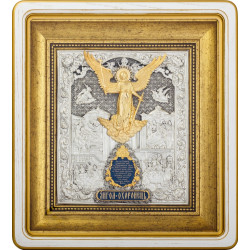 Ікона "Ангел Хранитель" у золотому багеті