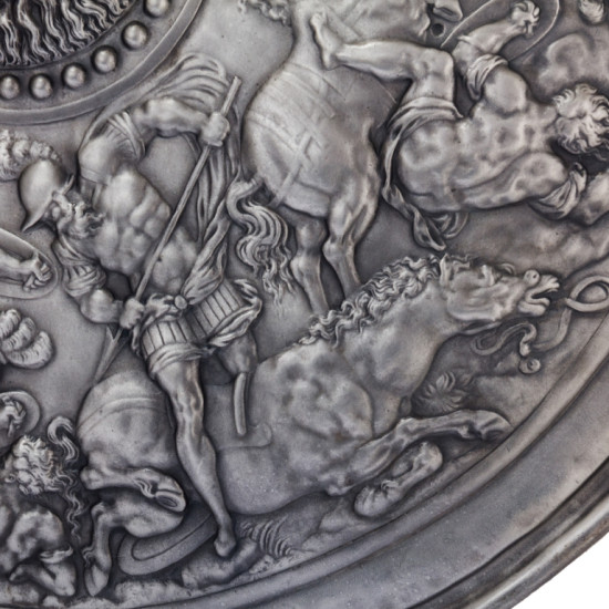 Щит рондаш із зображенням лева