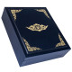 Подарункове видання книги "Конституція України", прикрашеної металевим Тризубом з позолотою з позолоченою реплікою пернача в подарунковій коробці
