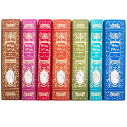 Подарункове видання "Harry Potter"  у 7 томах на англійській мові з металевим посрібленим декором