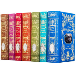 Подарункове видання "Harry Potter"  у 7 томах на англійській мові з металевим посрібленим декором