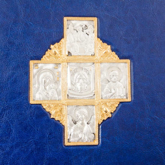 Ікона "Іллінська - Чернігівська Богоматір" з покриттям сріблом і золотом, з інкрустацією дорогоцінним камінням та з емалями