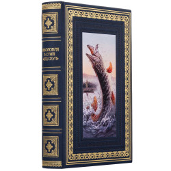 Подарункове видання "Риболовля в стилі "Олд Скул" з декором картиною на металі