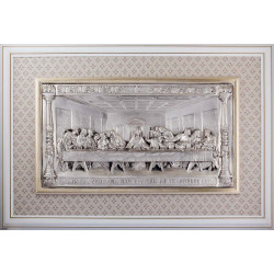 Ікона "Таємна вечеря" (метал, сріблення)