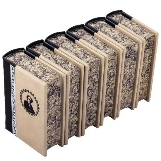 Подарункове видання повного зібрання творів і листів Тютчева Ф. І.   у 6 томах у шкіряних палітурках. Репринт 