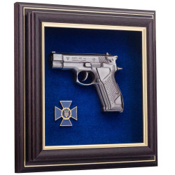 Сувенір "Пістолет Форт та емблема СБУ"