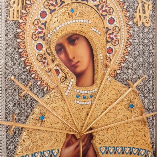 Ікона "Богородиця Семистрільна"