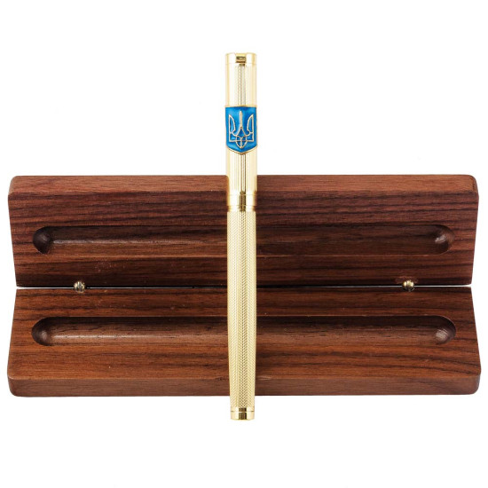 Подарунковий набір " Ручка з тризубом у футлярі"