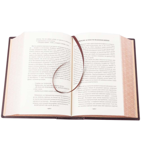 Подарункове видання "33 стратегії війни" Роберт Грін у шкіряних палітурках
