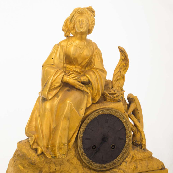 Колекційний камінний годинник. Франція, XIX ст.