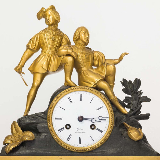 Колекційний камінний годинник. Франція, XIX ст.