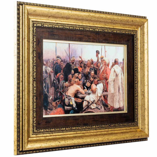 Картина на металі "Запорожці пишуть листа турецькому султану"