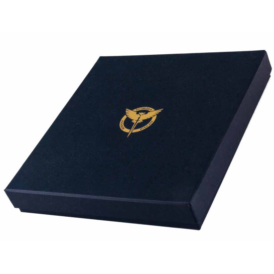  Подарунковий набір "Воєнна розвідка України". (Щоденник з ручкою TENSO з ювелірною мініатюрою )