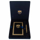  Подарунковий набір "Воєнна розвідка України". (Щоденник з ручкою TENSO з ювелірною мініатюрою )