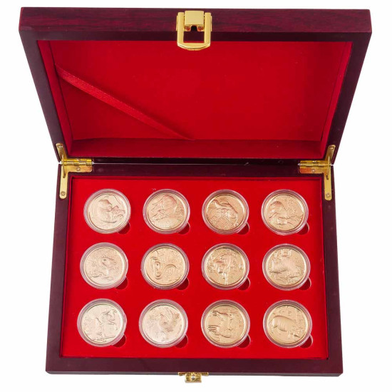 Подарунковий набір монет  "Східний зодіак"