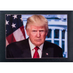 Подарунковий набір копій монет "Дональд Трамп" з портретом Трампа на металі