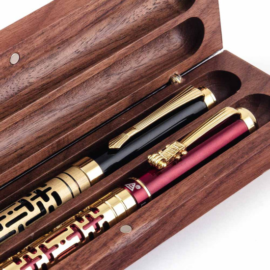 Подаруноковий набір ручок TENSO в дерев'яному футлярі