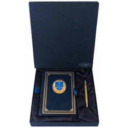  Подарунковий набір "Прокуратура України". (Щоденник з ручкою TENSO з ювелірною мініатюрою)