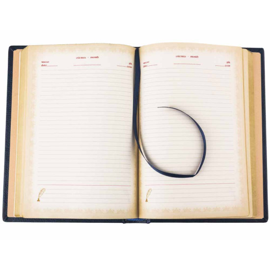 Щоденник "Служба зовнішньої розвідки України" з металевою накладкою (позолота, сріблення, емалі)