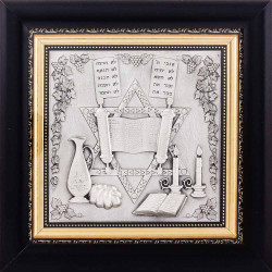 Картина "Винос Тори".  (Копія картини кінця XIX ст.) (Метал, сріблення)