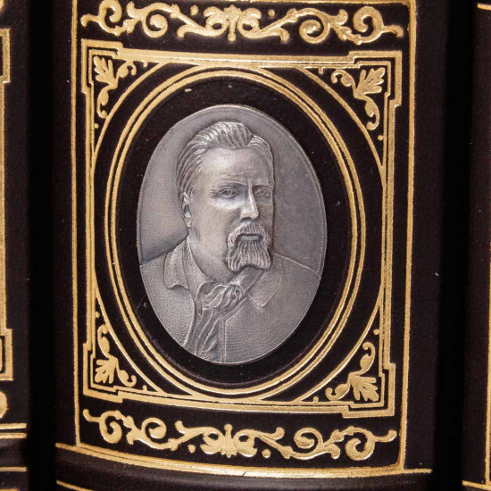 Подарункове видання зібрання творів Олександра Купріна в 6 т. з портретом письменника в металі, покритим сріблом