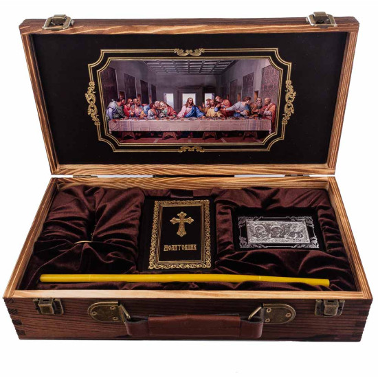 "Набір для Душі: Молитва і Світло" у футлярі з високоякісної деревини