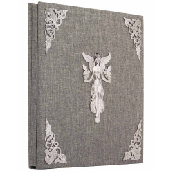 Альбом "Хранителька спогадів - квітуча Гармонія" з посрібленим ювелірним декором