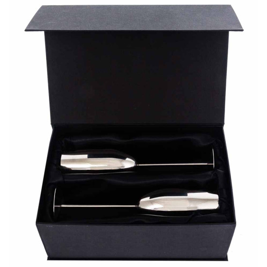 Подарунковий набір келихів для ігристого "Блиск миттєвостей на двох"