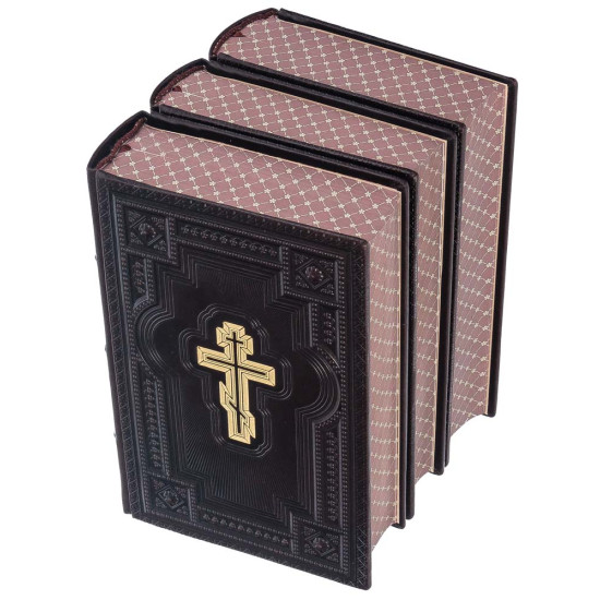 Подарункове видання "Толковая Библия" з ілюстраціями. Видання наступників О.П. Лопухіна у 3 томах