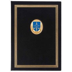 Папка для документів з позолоченою емблемою Генеральної прокуратури