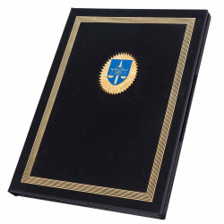 Папка для документів з позолоченою емблемою Генеральної прокуратури