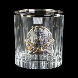 Набір "Полювання", 6 келихів, сріблення