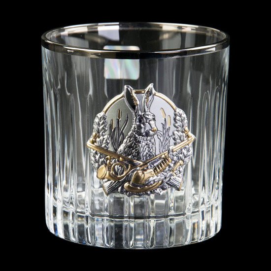 Набір "Полювання", 6 келихів, сріблення