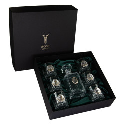 Набір "Полювання" на 7 предметів, сріблення