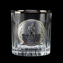 Набір 'FISHMAN', 6 келихів, сріблення, позолота