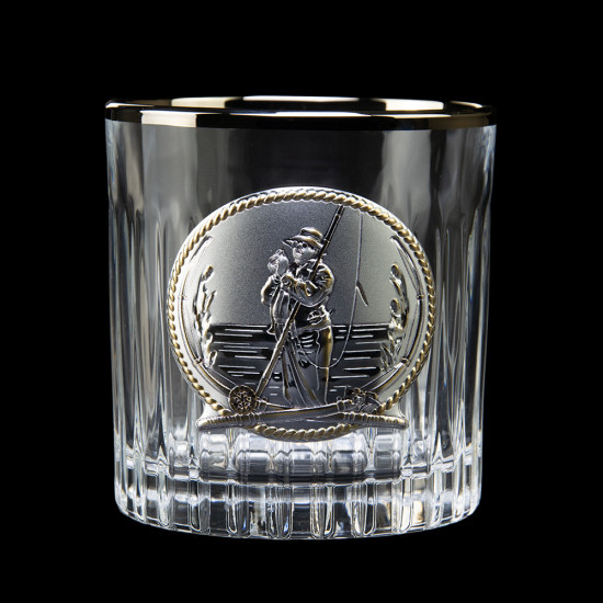 Набір 'FISHMAN', 6 келихів, сріблення, позолота