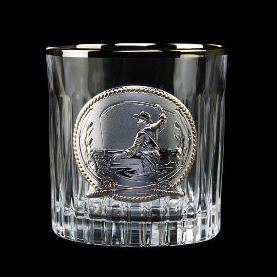 Набір "FISHMAN" на 7 предметів, сріблення, позолота