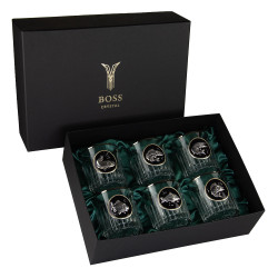 Набір "GOLDFISH" 6 келихів, сріблення, позолота