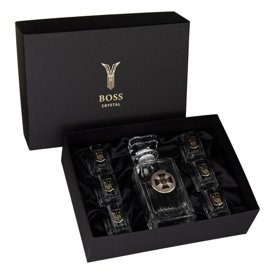 Набір горілчаний  "СБУ" з чарками 7 предметів