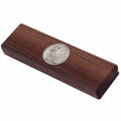  Подарунок "Дар здоров'я" (ручка TENSO з ювелірною мініатюрою, футляр з металевою посрібленою накладкою)