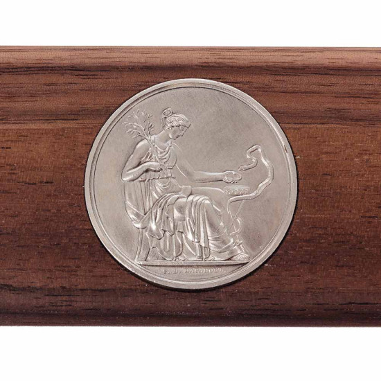  Подарунок "Дар здоров'я" (ручка TENSO з ювелірною мініатюрою, футляр з металевою посрібленою накладкою)