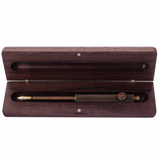 Подарунок "Державний символ" (ручка TENSO з ювелірною мініатюрою, футляр з металевим гербом)